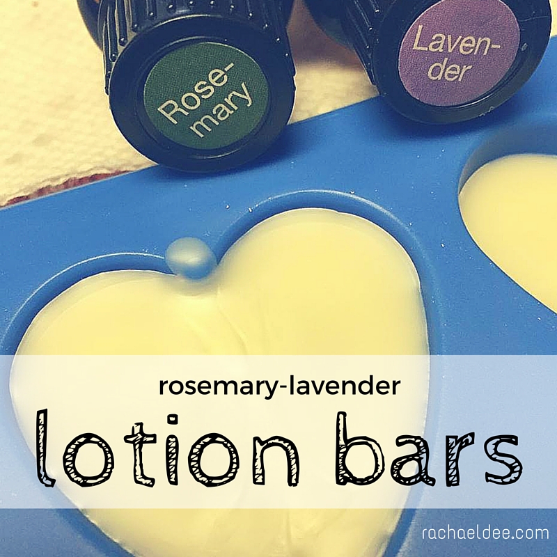 ESSENTIAL OIL DIY: Lavender Rosemary Lotion Bars!