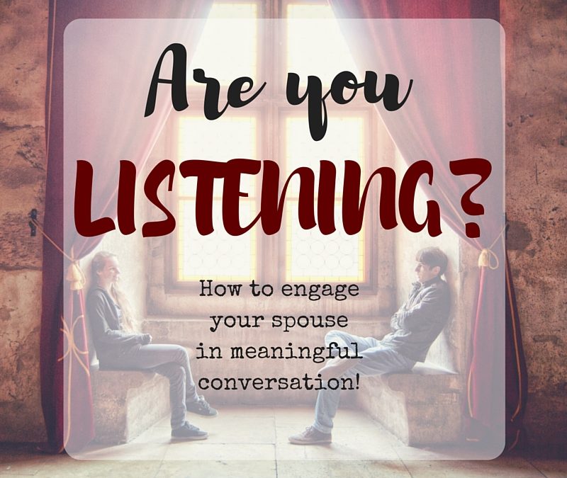 Are you LISTENING to your spouse??