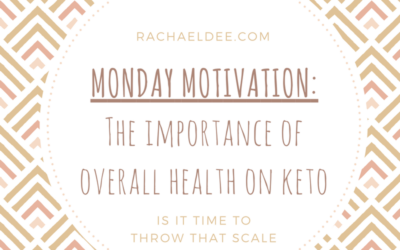 Monday Motivation! Why should we focus on our overall health and not just weight loss?