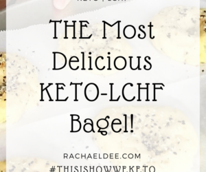 THE Most Delicious KETO-LCHF Bagel!
