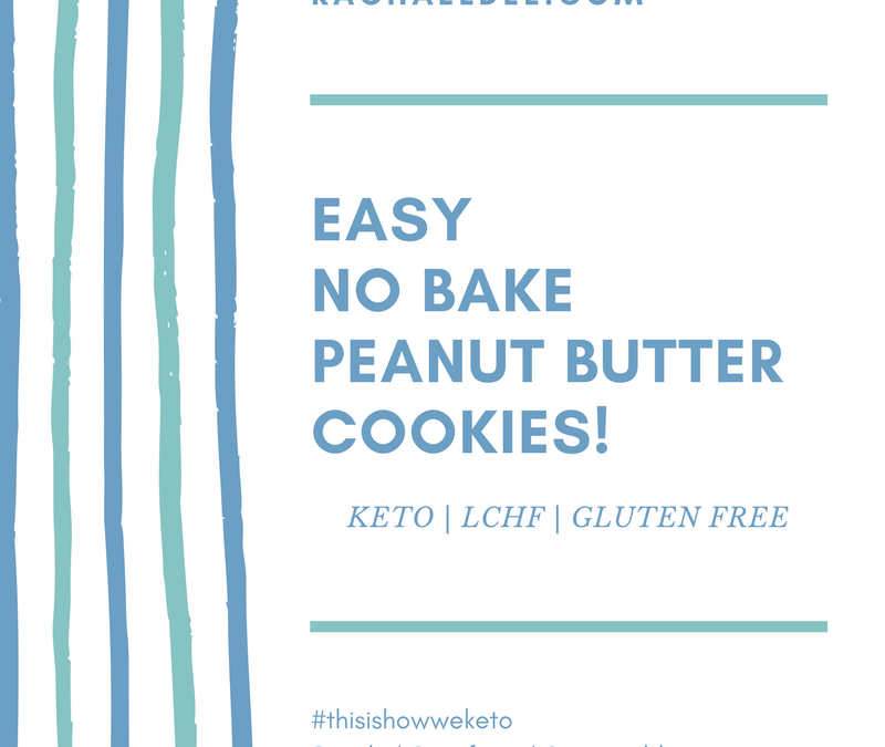 Easy NO BAKE peanut butter cookies!