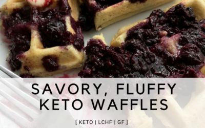 Savory, Fluffy Keto Waffles