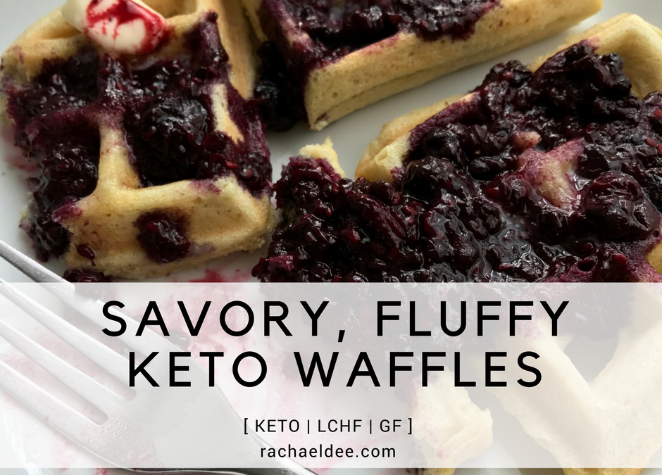 Savory, Fluffy Keto Waffles