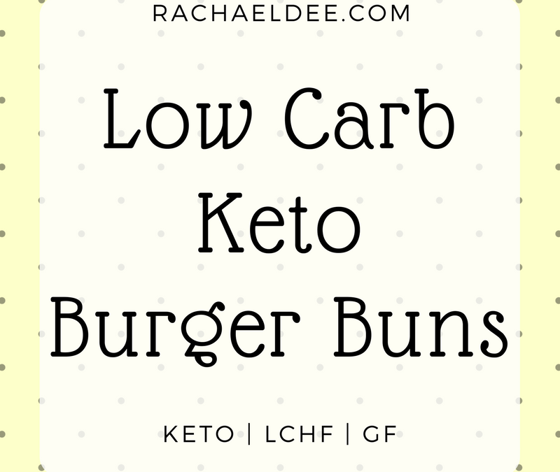 Low carb, Keto burger buns!