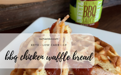 BBQ Chicken Keto Waffle Bread